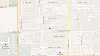 Map for Cambridge Square - Glendale, AZ