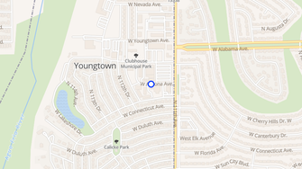 Map for Youngtown House Apartments - Youngtown, AZ