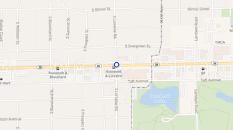 Map for Lorraine Court Apartments - Wheaton, IL