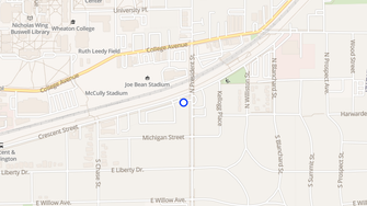 Map for Sunn Apartments - Wheaton, IL