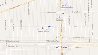 Map for Willow View Apartment Rentals - Westmont, IL