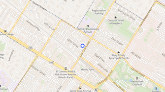 Map for Laurel Grove Apartments - Menlo Park, CA