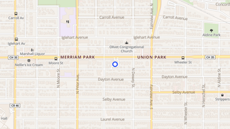 Map for Merriam Park Apartments - Saint Paul, MN