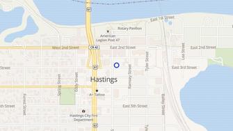 Map for Masonic Block - Hastings, MN