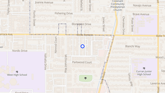 Map for Sierra Apartments - Bakersfield, CA