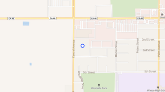 Map for Central Avenue Senior Apartments - Wasco, CA