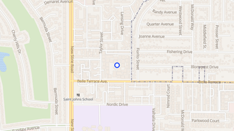 Map for Pine Brook Apartments - Bakersfield, CA