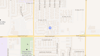 Map for Sierra Villa East Apartments - Lancaster, CA