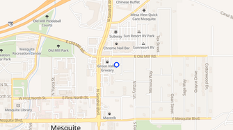 Map for MillStream Apartments - Mesquite, NV