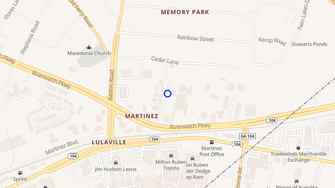 Map for Petersburg Square - Martinez, GA