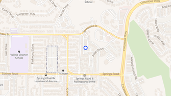 Map for Avian Glen Apartments - Vallejo, CA