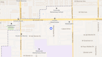 Map for Westchester Housing Dev - Anaheim, CA