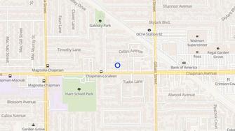 Map for Chapman Meadows Apartments - Garden Grove, CA