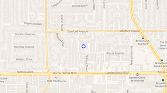 Map for Kona Gardens Apartments - Garden Grove, CA