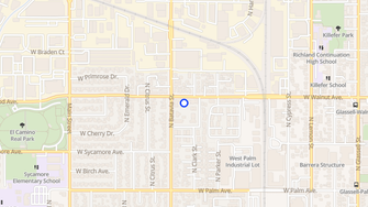 Map for Casa Ramon Apartments - Orange, CA