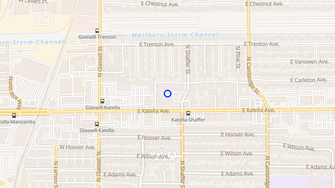 Map for Towne & Country Apartments - Orange, CA