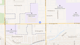 Map for Orange View Villas - Anaheim, CA