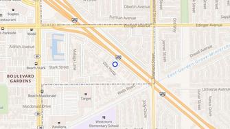 Map for Huntington Creek Apartments - Huntington Beach, CA