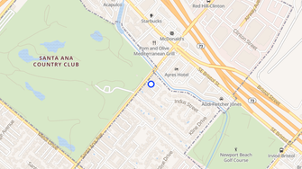 Map for Fairway Villas - Newport Beach, CA