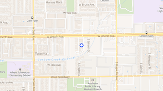 Map for Villa Florina - Anaheim, CA