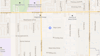 Map for Villa Capri Apartments - Anaheim, CA