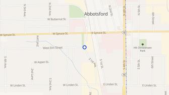 Map for Valley Crest Apartments - Abbotsford, WI