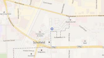 Map for Metro Center Apartments  - Schofield, WI