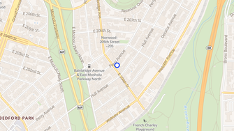 Map for Ashley Apartments - Bronx, NY
