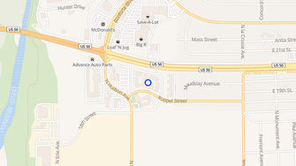 Map for Belmont Manor Apartments  - Pueblo, CO