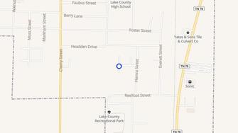 Map for Oakhaven Apartments - Tiptonville, TN