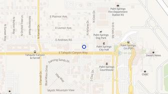 Map for Tahquitz Court Apartments - Palm Springs, CA