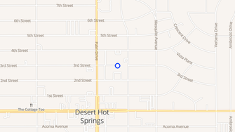 Map for Casa Del Sol - Desert Hot Springs, CA