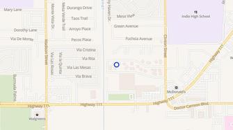 Map for Sunrise Pointe Apartments - Indio, CA