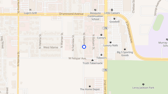 Map for Sanders Street Apartments - Ridgecrest, CA