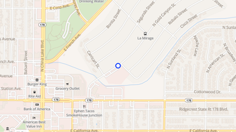 Map for The Oasis Apartments - Ridgecrest, CA