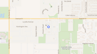 Map for Casa La Paz Apartments - Coachella, CA