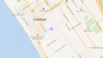 Map for San Katrina Apartments - Carlsbad, CA