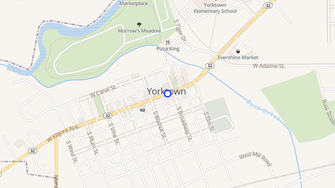 Map for Yorktown Apartments - Yorktown, IN