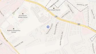 Map for Wynbrook Apartments - Norcross, GA