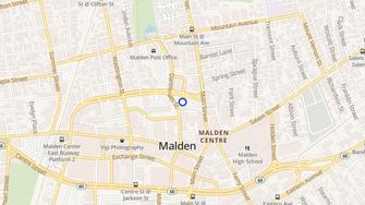 Map for Malden Gardens  - Malden, MA