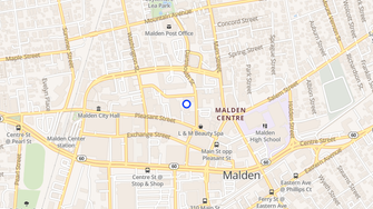 Map for Pleasant Plaza - Malden, MA