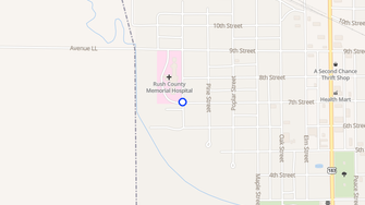 Map for Locust Grove Senior Apartments - La Crosse, KS
