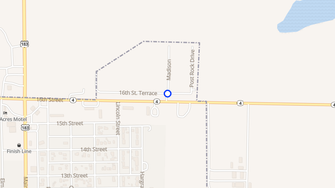Map for Crossroads Manor - La Crosse, KS