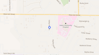 Map for Ashton Place Apartments - Junction City, KS