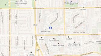 Map for Gaslight Village Apartments - Manhattan, KS