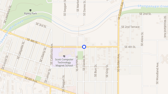Map for Riverside Plaza - Topeka, KS