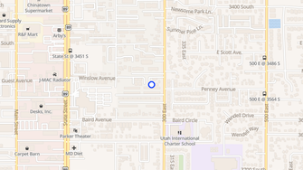 Map for Forest Park Apartments - Salt Lake City, UT