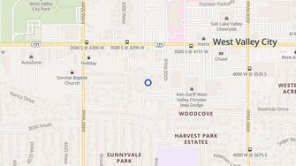 Map for Pine Valley Apartments - West Valley City, UT