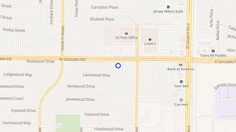 Map for Villa Mediterranean Apartments - Oxnard, CA