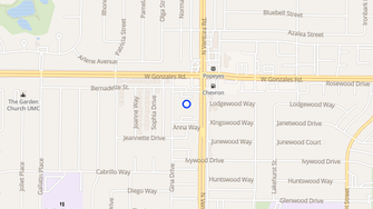 Map for Parkwood Gardens - Oxnard, CA